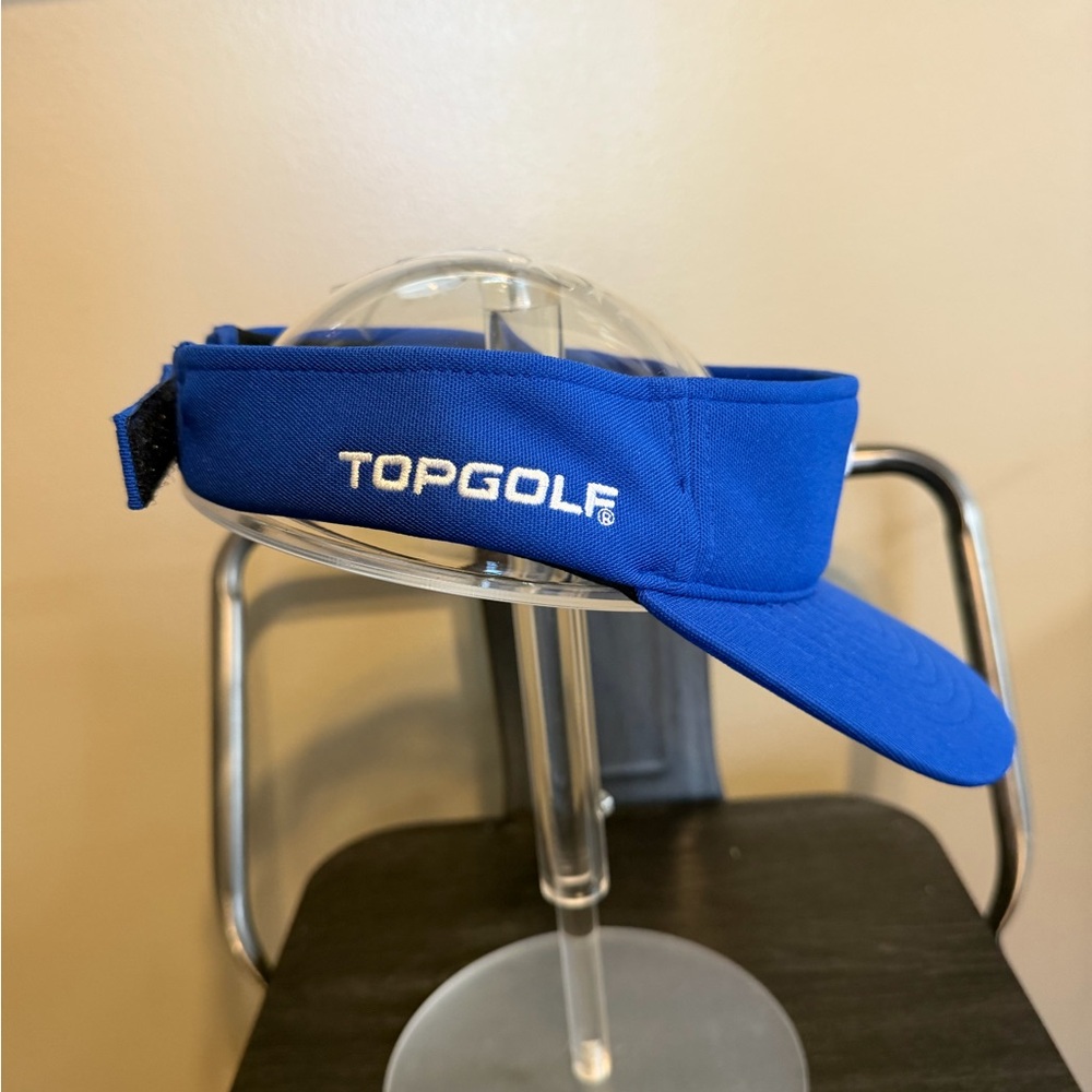 Black Clover Topgolf Blue Golf Visor Live Lucky Adjustable 110 Flexfit - Picture 2 of 7